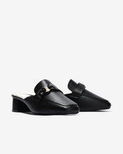 Dép Sapo Nữ Đông Hải Mũi Vuông Phối Nơ Đính Đá-G5861-Đen Color1