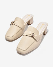 Dép Sapo Nữ Đông Hải Mũi Vuông Phối Nơ Đính Đá-G5861-Kem Color1