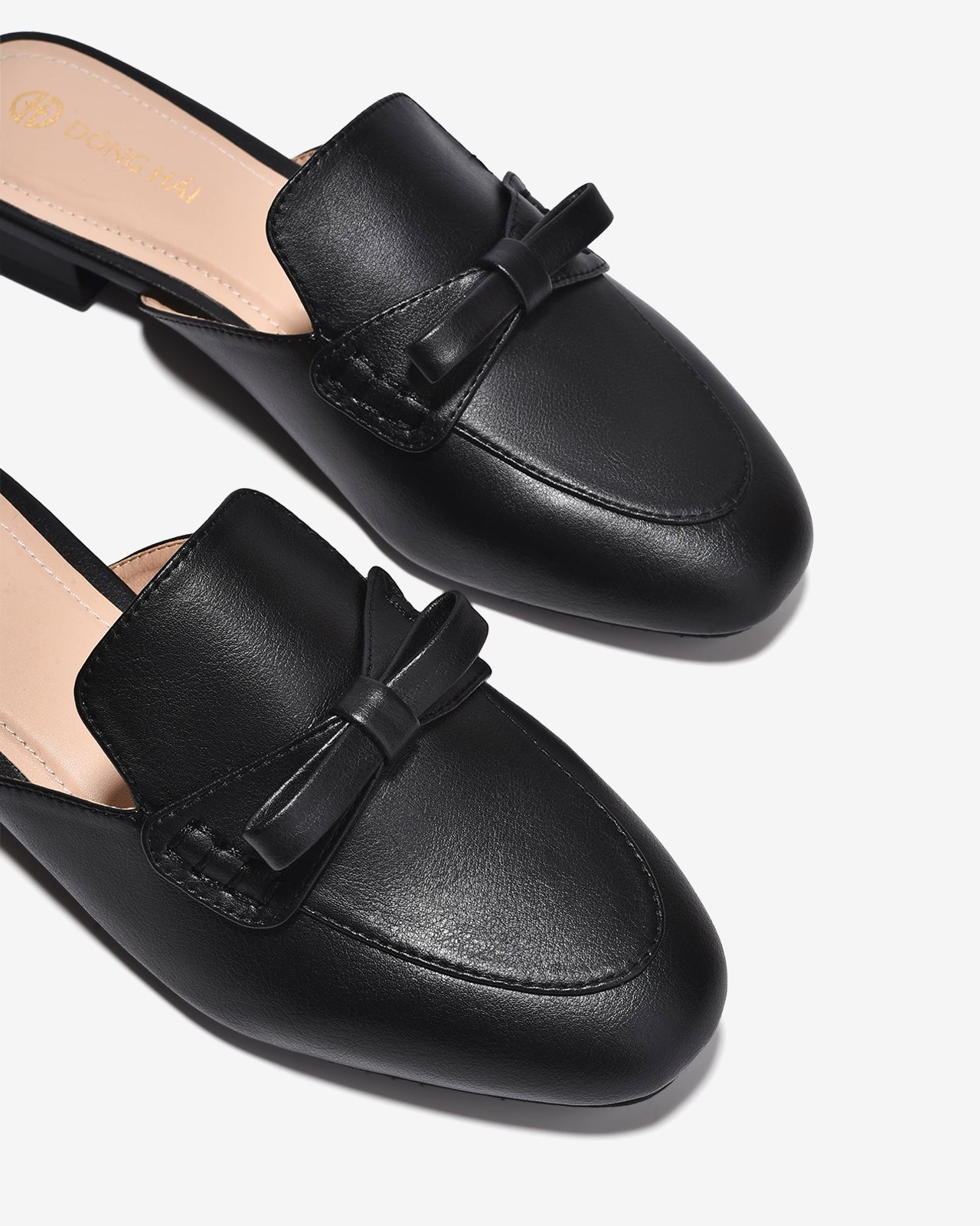 Dép Sapo Đông Hải Quai Khóa Nơ-G7735Đen Color1