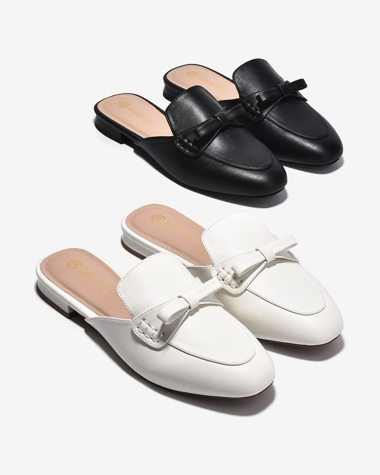 Dép Sapo Đông Hải Quai Khóa Nơ-G7735-Đen Color1