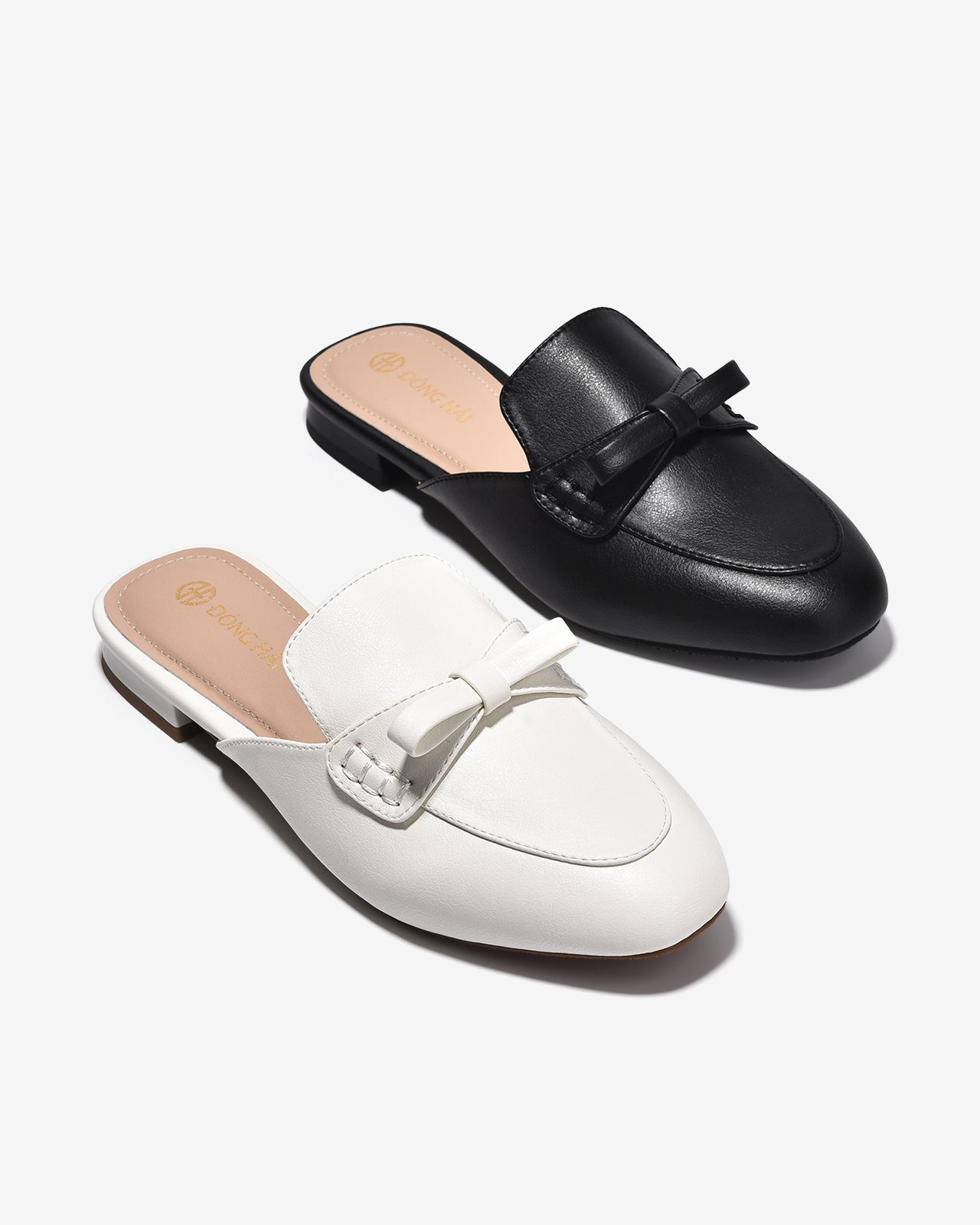 Dép Sapo Đông Hải Quai Khóa Nơ-G7735Trắng Color1