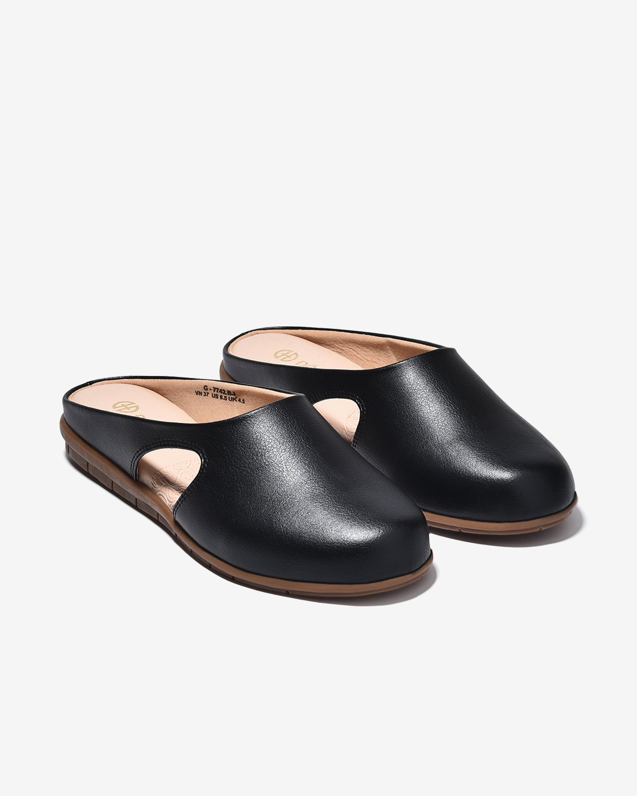Dép Sapo Nữ Đông Hải Cut-Out Thanh Lịch-G7742Đen Color1