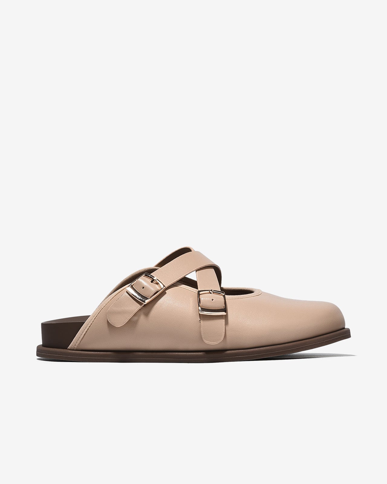 Dép Sapo Nữ Zucia 3cm Quai Đan Chéo-GRXD6Kem Color1First
