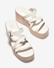 Dép Xuồng Đông Hải Quai Mảnh Khoá Kim Loại-D32G7-Kem Color1