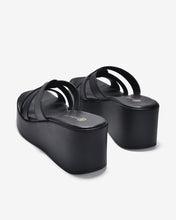 Dép Xuồng Đông Hải Quai Đan Đế 8cm-D32G8-Đen Color1