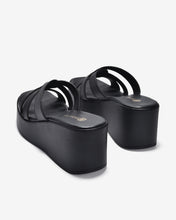 Dép Xuồng Đông Hải Quai Đan Đế 8cm-D32G8Đen Color1