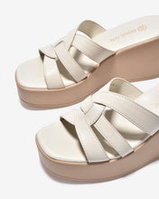 Dép Xuồng Đông Hải Quai Đan Đế 8cm-D32G8Kem Color1