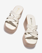 Dép Xuồng Đông Hải Quai Đan Đế 8cm-D32G8-Kem Color1