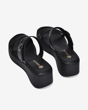 Dép Xuồng Đông Hải Ba Quai Phối Khóa-D32H5Đen Color1