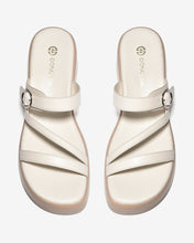 Dép Xuồng Đông Hải Ba Quai Phối Khóa-D32H5-Kem Color1