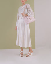 Dép Xuồng Zucia Quai Đôi Phối Khóa-DHLM1Trắng Color1