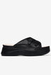 Dép Xuồng Zucia Đế 6cm Quai Đôi Bản Rộng-DRXE2Đen Color1First