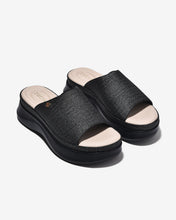 Dép Xuồng Zucia 6cm Bản To Ánh Kim-DRXE3Đen Color1