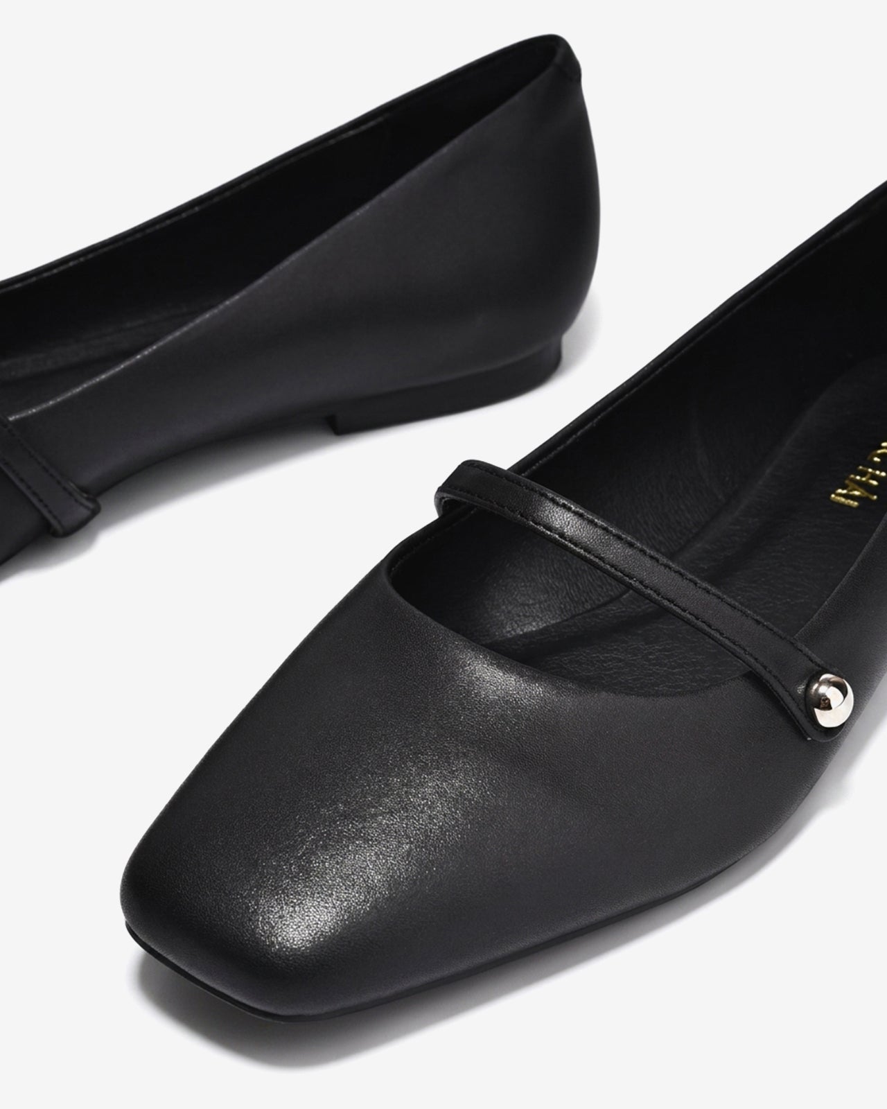 Giày Búp Bê Đông Hải Quai Ngang-G5918-Đen Color1