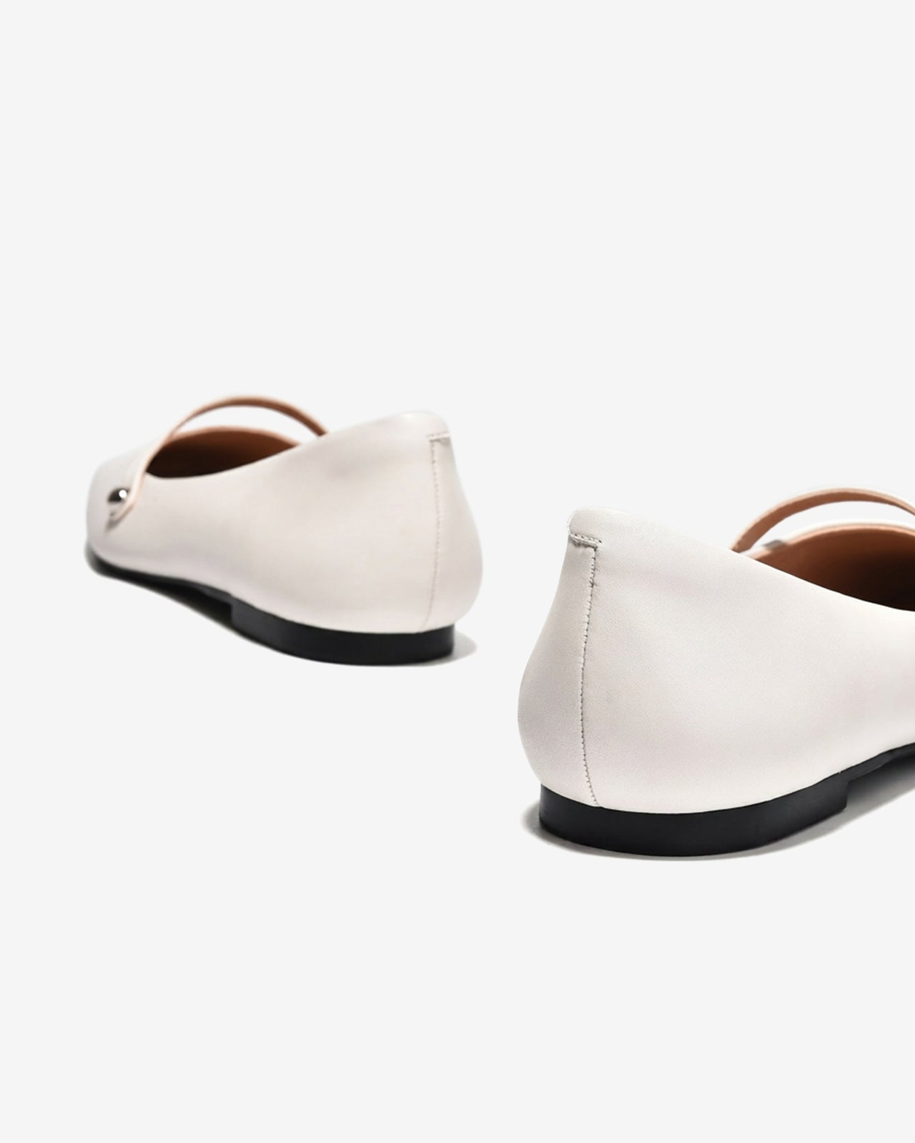 Giày Búp Bê Đông Hải Quai Ngang-G5918-Kem Color1