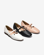 Giày Búp Bê Đông Hải Quai Ngang Khóa Logo-G7736Đen Color1