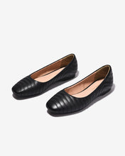 Giày Búp Bê Đông Hải May Chần Lót Êm-G7743Đen Color1
