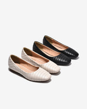 Giày Búp Bê Đông Hải May Chần Lót Êm-G7743Kem Color1