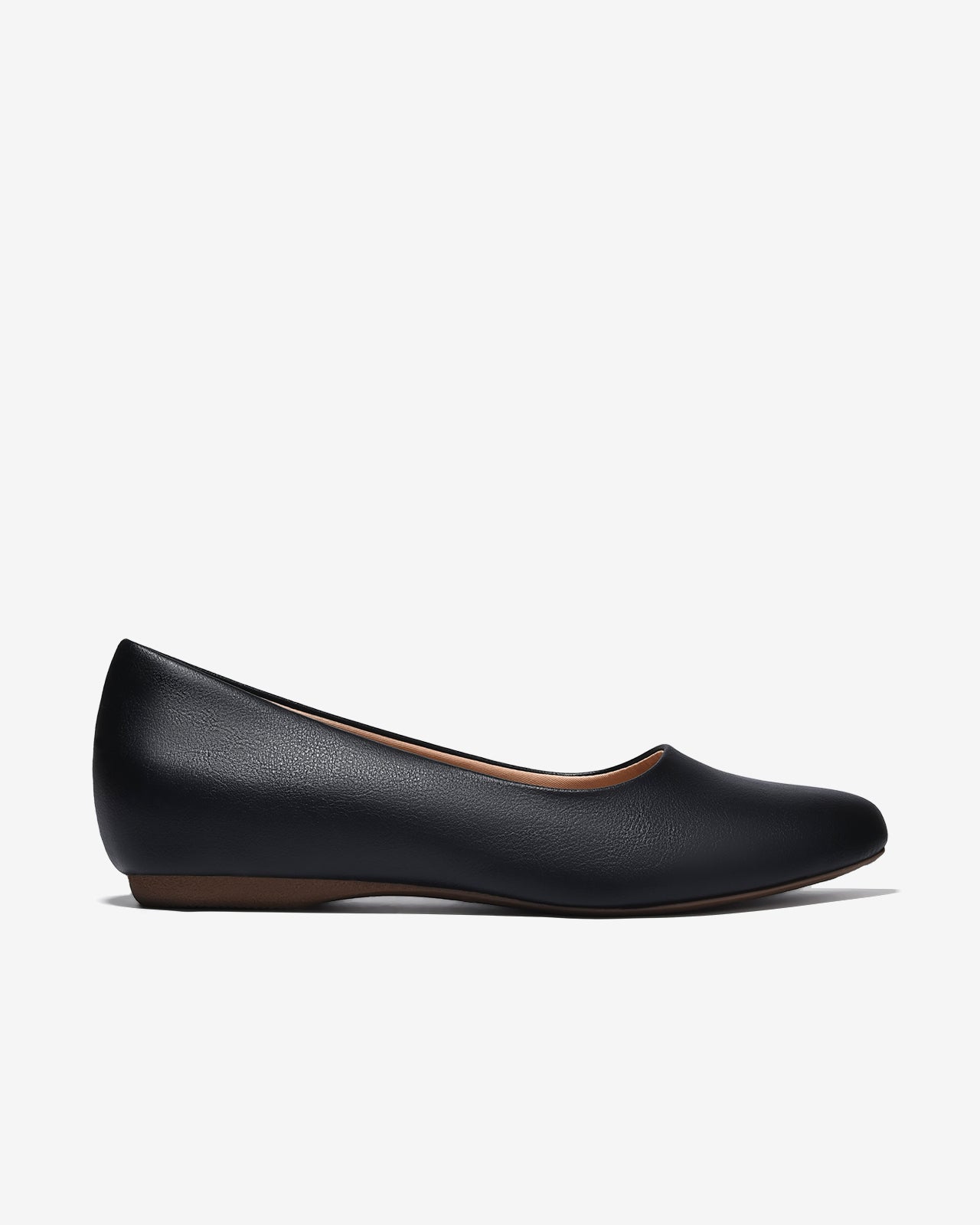 Giày Búp Bê Đông Hải 3cm Mũi Tròn-G7746Đen Color1First