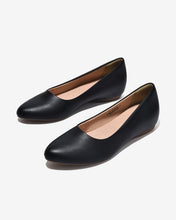 Giày Búp Bê Đông Hải 3cm Mũi Tròn-G7746Đen Color1