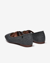 Giày Búp Bê Nữ Zucia Dây Quai Chéo-GHLL1-Xám Color1