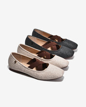 Giày Búp Bê Nữ Zucia Dây Quai Chéo-GHLL1-Xám Color1