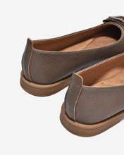 Giày Búp Bê Zucia Khóa Vuông Phối Màu-GHLM2Xám Color1