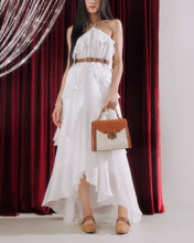 Giày Búp Bê Nữ Zucia Mũi Vuông Quai Đôi Đính Logo-GRXC4-Nâu Color1