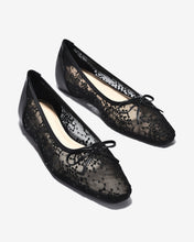 Giày Búp Bê Zucia Vải Ren Thêu Hoa-GTHA9-Đen Color1