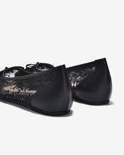 Giày Búp Bê Zucia Vải Ren Thêu Hoa-GTHA9-Đen Color1