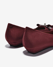 Giày Búp Bê Nữ Zucia Đính Nơ Mũi Nhọn-GTHB1-Đỏ Color1