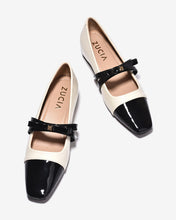 Giày Búp Bê Zucia Đế 5cm Quai Phối Nơ-GTHC4Đen Color1