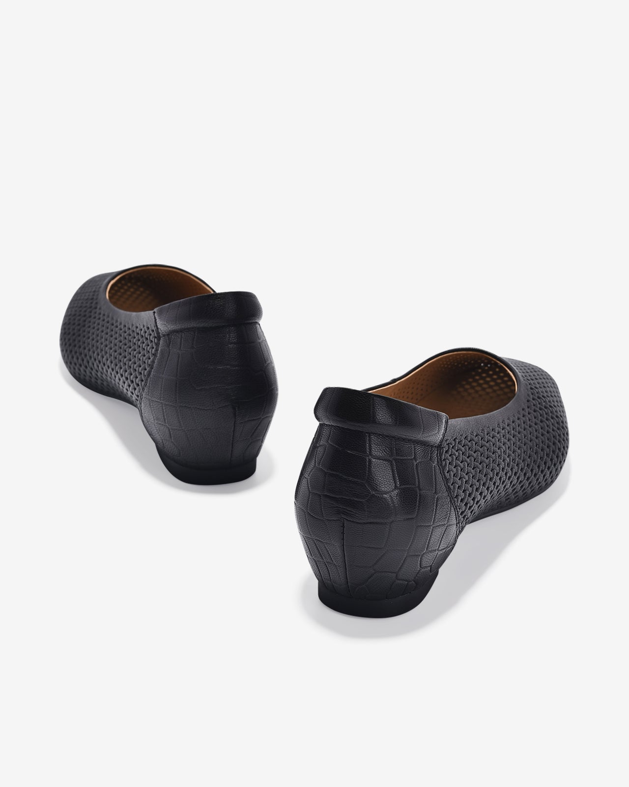 Giày Búp Bê Zuciani Thiết Kế Đan-GYM21Đen Color1