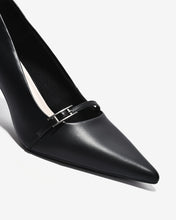 Giày Cao Gót Nữ Đông Hải Phối Chi Tiết Khoá Quai Ngang-G5857-Đen Color1