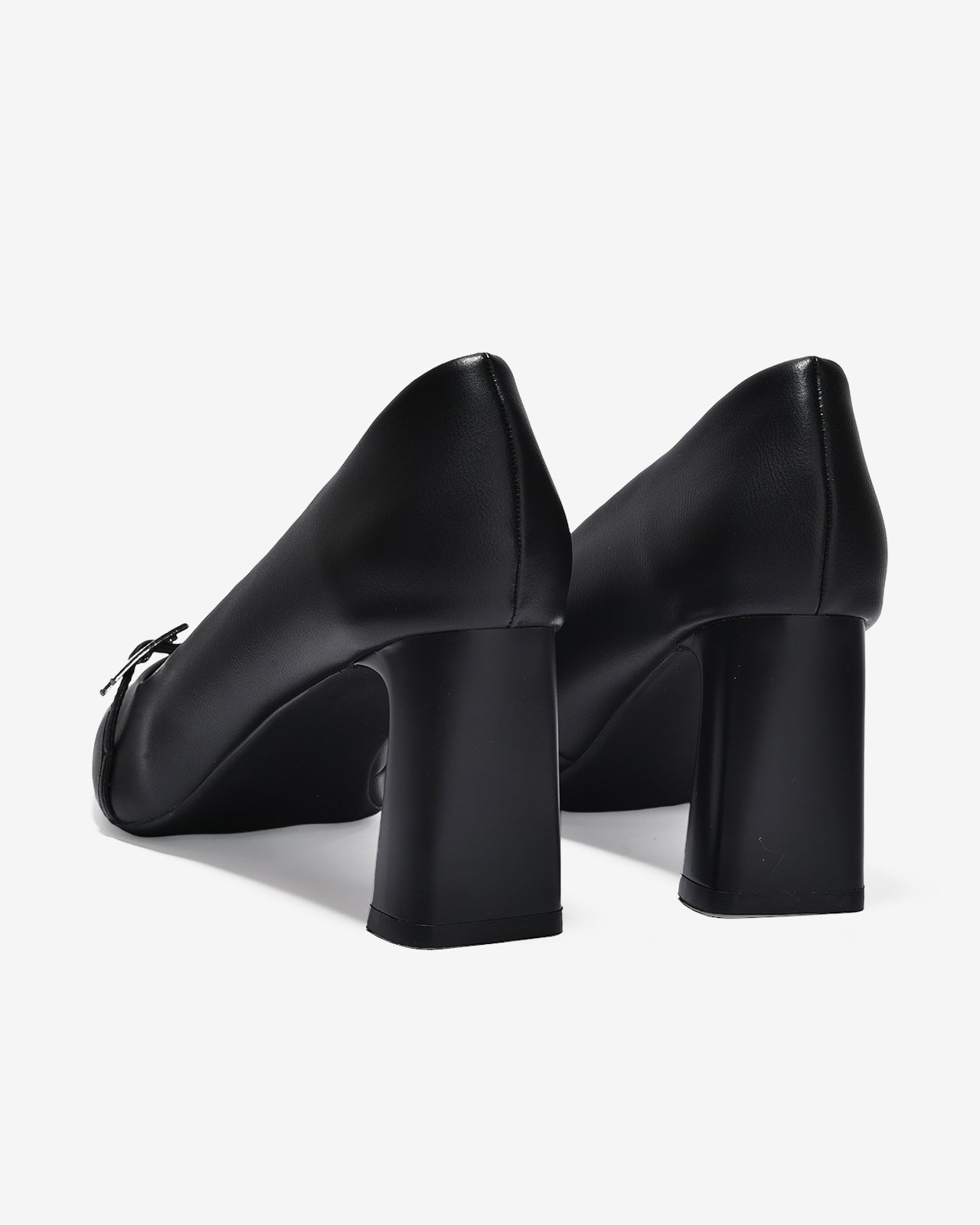 Giày Cao Gót Nữ Đông Hải Phối Chi Tiết Khoá Quai Ngang-G5857-Đen Color1