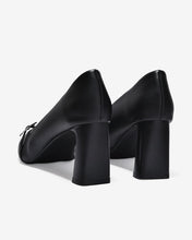 Giày Cao Gót Nữ Đông Hải Phối Chi Tiết Khoá Quai Ngang-G5857-Đen Color1