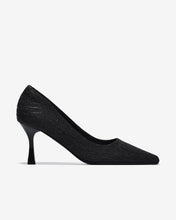 Giày Cao Gót Nữ Đông Hải Ánh Kim Hoạ Tiết Gợn Sóng-G5911Đen Color1First