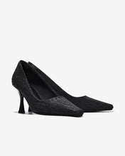 Giày Cao Gót Nữ Đông Hải Ánh Kim Hoạ Tiết Gợn Sóng-G5911Đen Color1