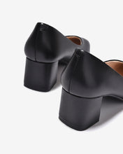 Giày Cao Gót Đông Hải Đế Trụ 6CM Khoét Tim-G7173Đen Color1