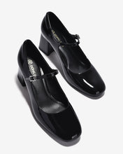 Giày Cao Gót Đông Hải Mary Jane Cổ Điển-G81T7-Đen Bóng Color1