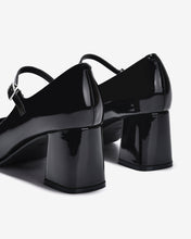 Giày Cao Gót Đông Hải Mary Jane Cổ Điển-G81T7-Đen Bóng Color1