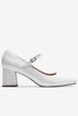 Giày Cao Gót Đông Hải Mary Jane Cổ Điển-G81T7-Trắng Color1First
