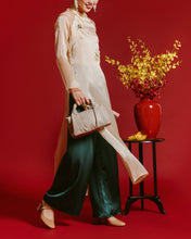 Giày Cao Gót Đông Hải Quai Đôi Đế Vuông-G81U2-Cafe Color1