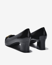 Giày Cao Gót Đông Hải Da Bóng Khóa Cách Điệu-G81U4-Đen Bóng Color1