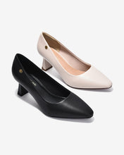 Giày Cao Gót Đông Hải Mũi Nhọn Khóa Logo-G81U6-Đen Color1