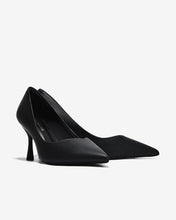 Giày Cao Gót Đông Hải Mũi Nhọn Khoét Tim-G81V2-Đen Color1