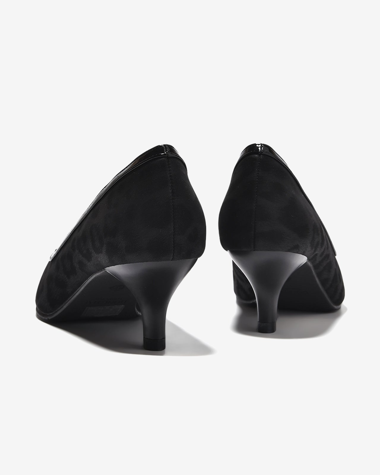 Giày Cao Gót Đông Hải Gót 7CM Mũi Nhọn-G81W3Đen Color1