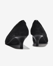 Giày Cao Gót Đông Hải Gót 7CM Mũi Nhọn-G81W3Đen Color1