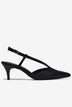 Giày Cao Gót Zucia Gót Nhọn 7cm Quai Cách Điệu-GHLO6Đen Color1First