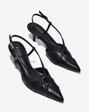 Giày Cao Gót Zucia Gót Nhọn 7cm Quai Cách Điệu-GHLO6Đen Color1